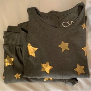 2 pc CHASER Loungewear set, pants and sweatshirt